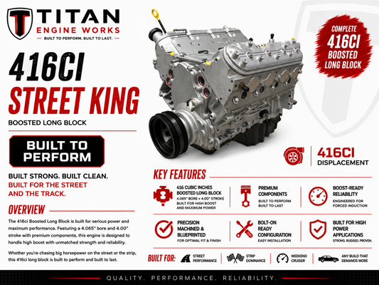 416ci LS Boosted Series Long Block