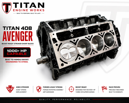 408ci Naturally Aspirated LS Stroker Short Block