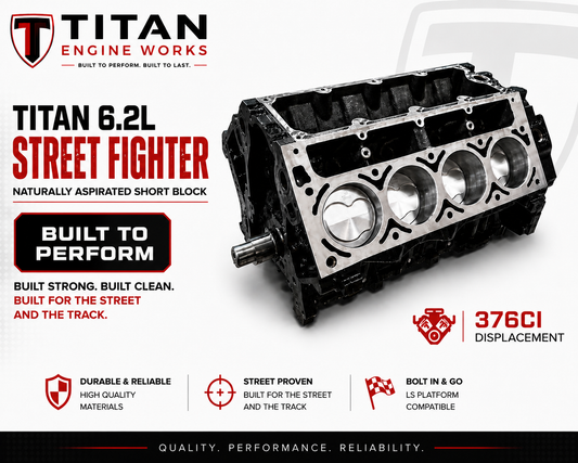 6.2L (376ci) Naturally Aspirated LS Short Block