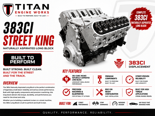 LS 383ci. Stroker Naturally Aspirated Long Block