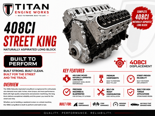 408ci Boosted LS Stroker Long Block