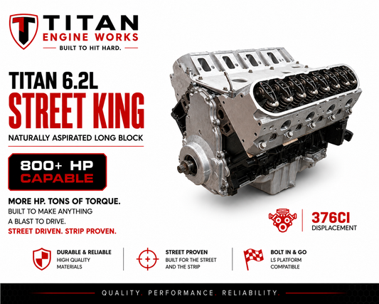 6.2L (376ci) Naturally Aspirated LS Long Block